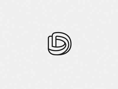 D lettermark branding d d logo design graphic design letter lettermark logo