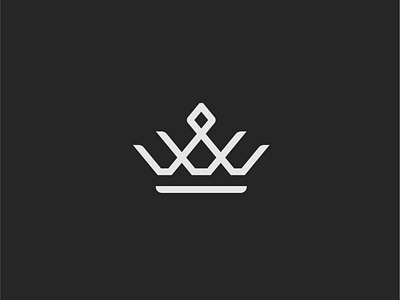 Crown mark logo branding crown design graphic design logo luxury