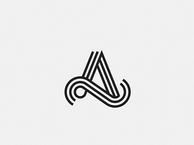 A lettermark logo - architecture firm a architecture branding design letter logo mark