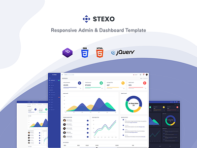 Stexo - Admin & Dashboard Template by Themesdesign on Dribbble