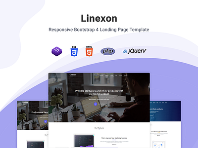 Linexon - Landing Page Template