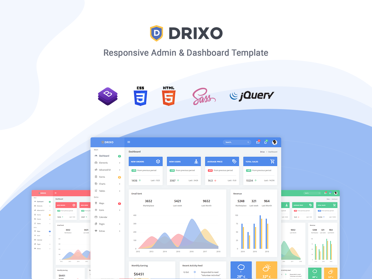 Drixo - Admin & Dashboard Template by Themesdesign on Dribbble