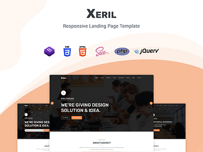 Xeril - Responsive HTML5 Termplate