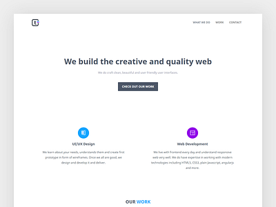 Landing Page by Themesdesign on Dribbble