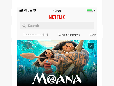 Netflix Unofficial Redesign mobile netflix