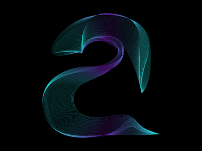 Letter "a" - Fluid Type #1 a ai color experimental font illustration illustrator letter typo typography