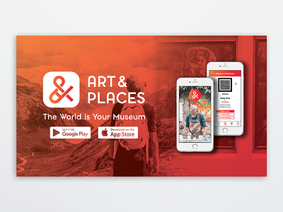 Arts & Places - Main Web Slider branding logo ui web design