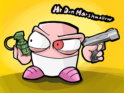 Mr. Don Marshmallows art cartoon comics digital game graphic ilustration mobilgame paint photo