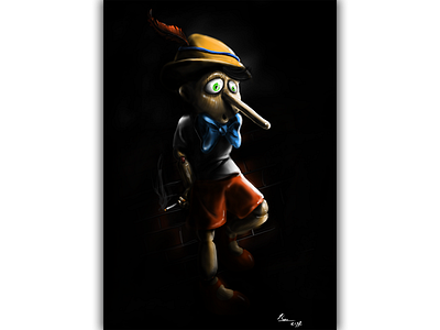 Pinocchio digital Art