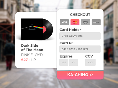 CREDIT CARD CHECKOUT 002 card checkout credit creditcard dailyui ui