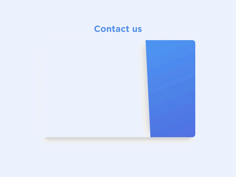 CONTACT US aftereffects contact dailyui dailyui028 dailyuichallenge form ui uidesign