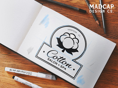 Cotton Salon Logo Design