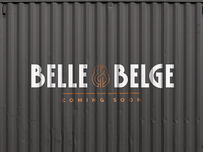 Belle & Belge ampersand b bb beer belge belle eskader fre lemmens logo logo design logomark