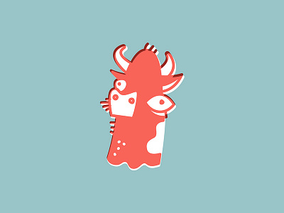 Pol & Boeuf beef boeuf character chicken illustration logo pol