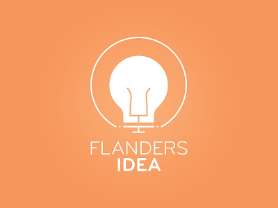 Flanders ID: Lights On branding bulb flanders idea identity lightbulb lion logomark monogram strokes