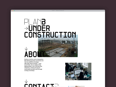 Plan-B Webpage architects bold font branding custom font display font display type eskader fibonacci font design golden ratio grid design grid logo grid system identity modernist monospaced monotype spiral typeface typogaphy