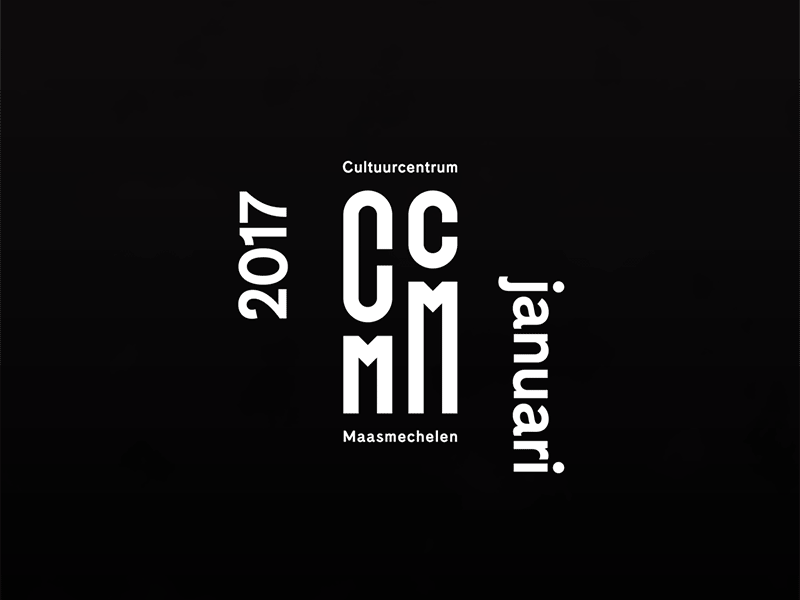 CCMM Identity - Season formatting cc center collateral cultural custom design custom font grid logo grid system identity letterlogo logo logomark maasmechelen modernism modular modular design print design stationery typeface typography