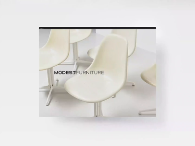 MODEST Furniture Web UI