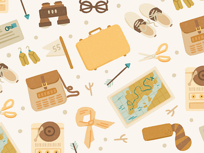 Moonrise Kingdom pattern