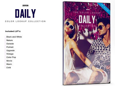Daily LUT Collection after effects color grading creative market daily lut photoshop srvdb