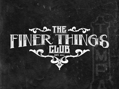 The Finer Things Club classic texture type vintage