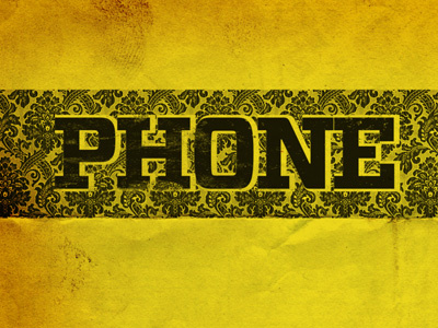 Phone damask dirty gritty grungy texture type wallpaper