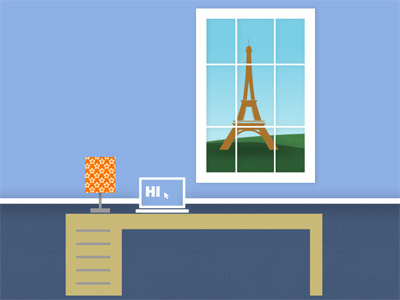 Hotel hotel paris styleframe vector wip