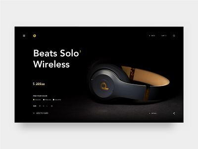 Beats Solo3 Wireless design headset web