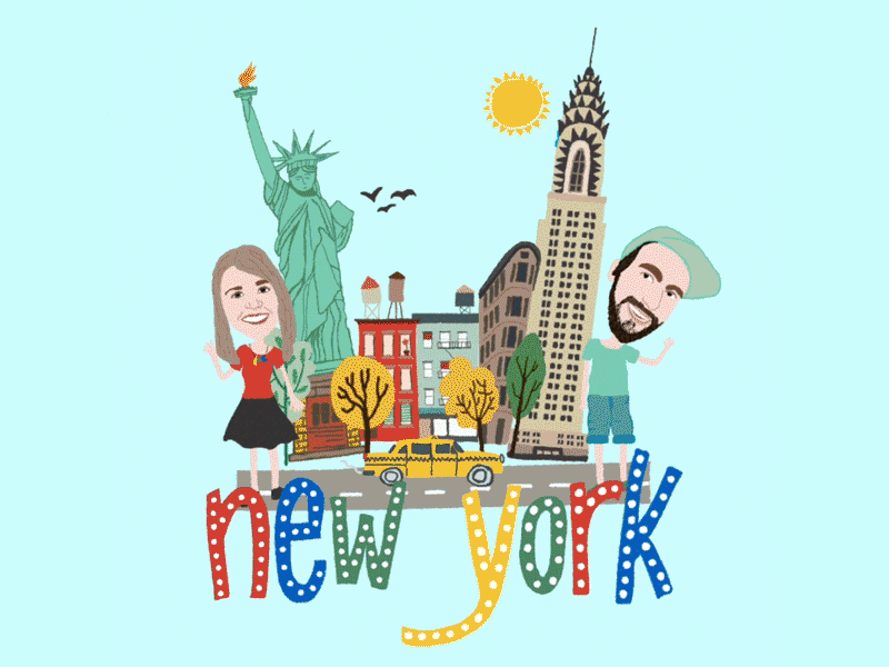 New York Adventures animation friends new york