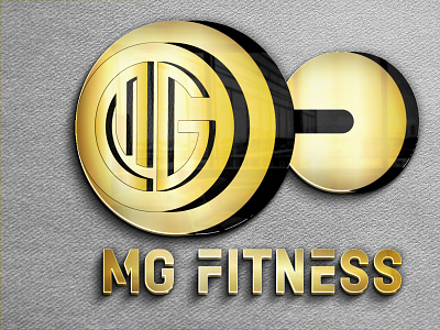 Logo Design (MG Fitness) branding design graphic design illustration logo vector