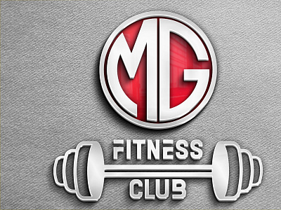 Logo Design (MG Fitness Club) branding design graphic design illustration logo vector