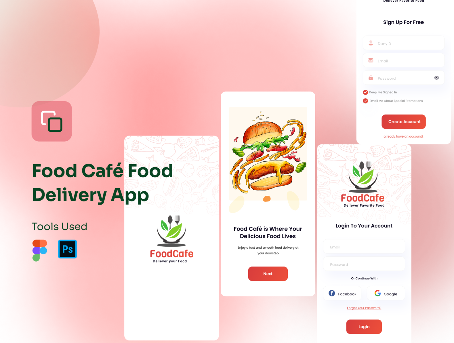 Food Caf Food Delivery App By Pasindu Madhushanka On Dribbble