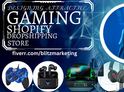 Shopify gaming dropshipping store app branding design graphic design illustration logo typography ui ux vector
