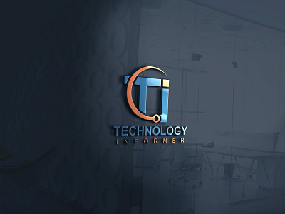 Technology logo branding graphic design logo