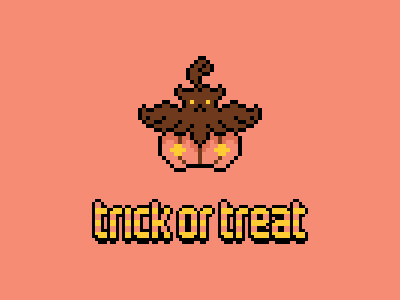 Trick Or Treat pixel pokemon pumpkaboo