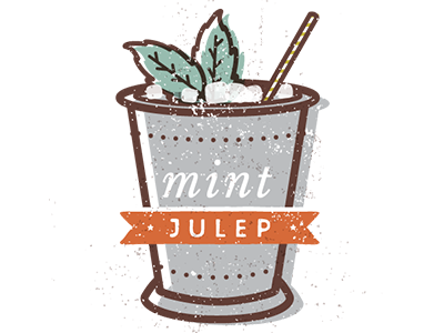 Mint Julep graphic design illustration illustrator texture vector
