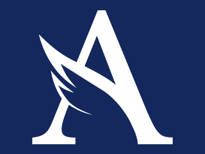 A a logo bird design feather illustration letter lettering logo logomark typography wing
