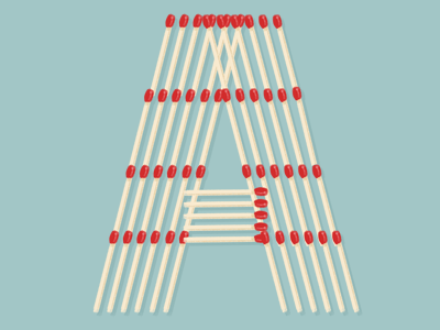 36 Days of Type (A) 36daysoftype a custom font font illustration letter letter a matches type typography