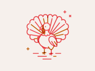 Thanksgiving Turkey bird illustration bird logo illustration thanksgiving thanksgiving design thanksgiving graphic turkey illustration turkey logo