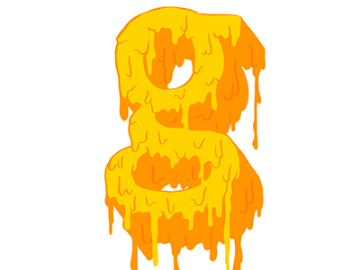 Gooey G drip drippy type g typography hand lettering illustrated type illustration letter g liquid font liquid type messy font