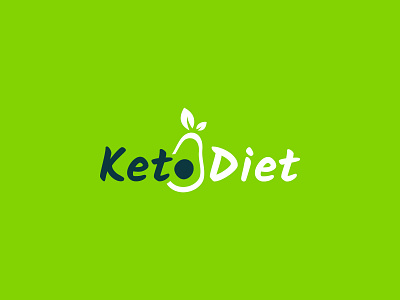 Keto Diet - Logo Design avocado branding design diet graphic design health logo vector