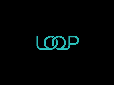 Loop Branding badge brand design branding businesscard design logo loop startup sticker tech wordmark