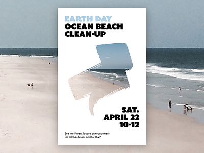 Beach Cleanup Poster beach earth ocean poster san francisco