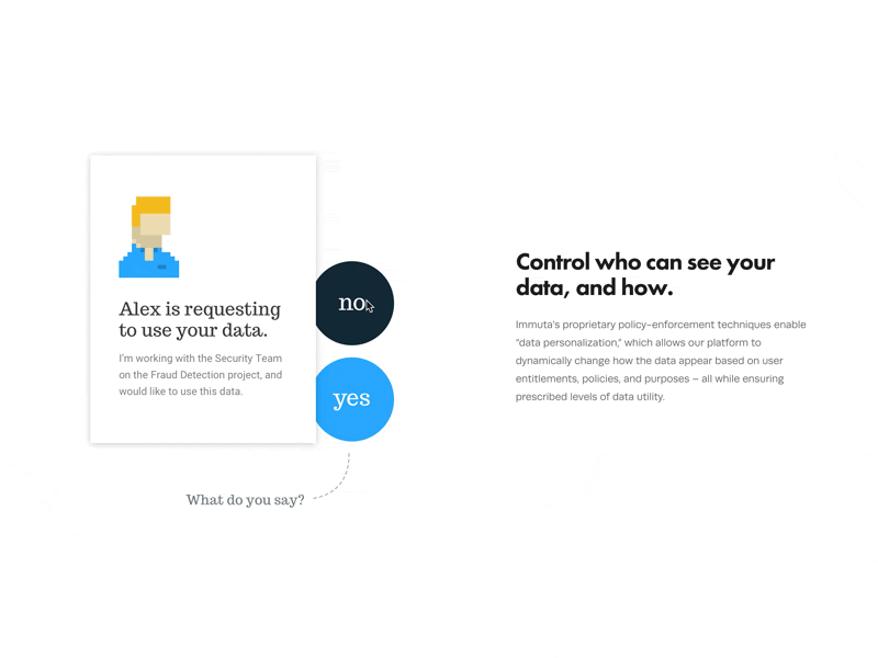 Interactive Animation: Control Who Can See Your Data