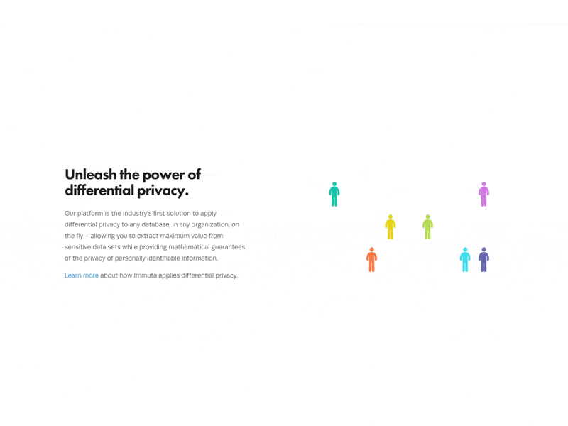 Animation: Differential Privacy animation clean motion ui website
