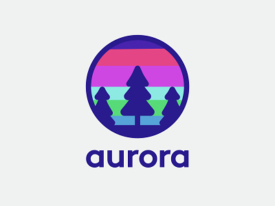 Aurora - Natural wonder logo