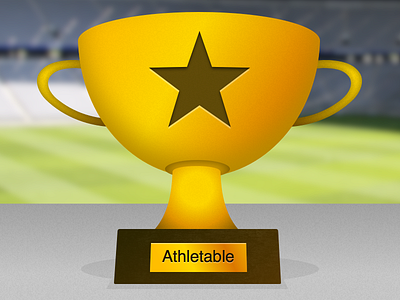 Athletable Logo icon logo trophy