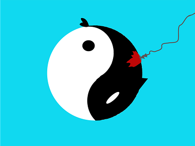 It's best to keep the balance of the ocean killer whales ocean save the whales yin and yang