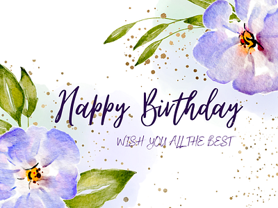 Birthday Poster graphic design illustration