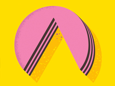 A Jethro Sized "A" a cake colors letter pink shading type